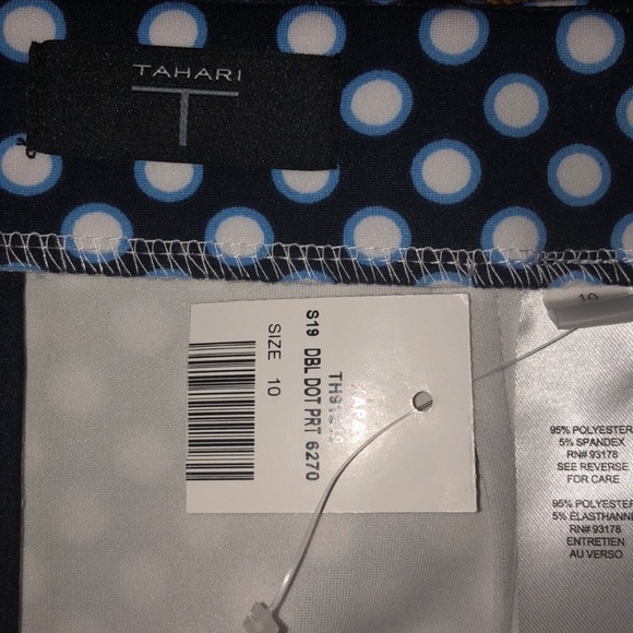 💙T TAHARI💙EXPOSED BACK ZIP PENCIL SKIRT💙 - Picture 8 of 8